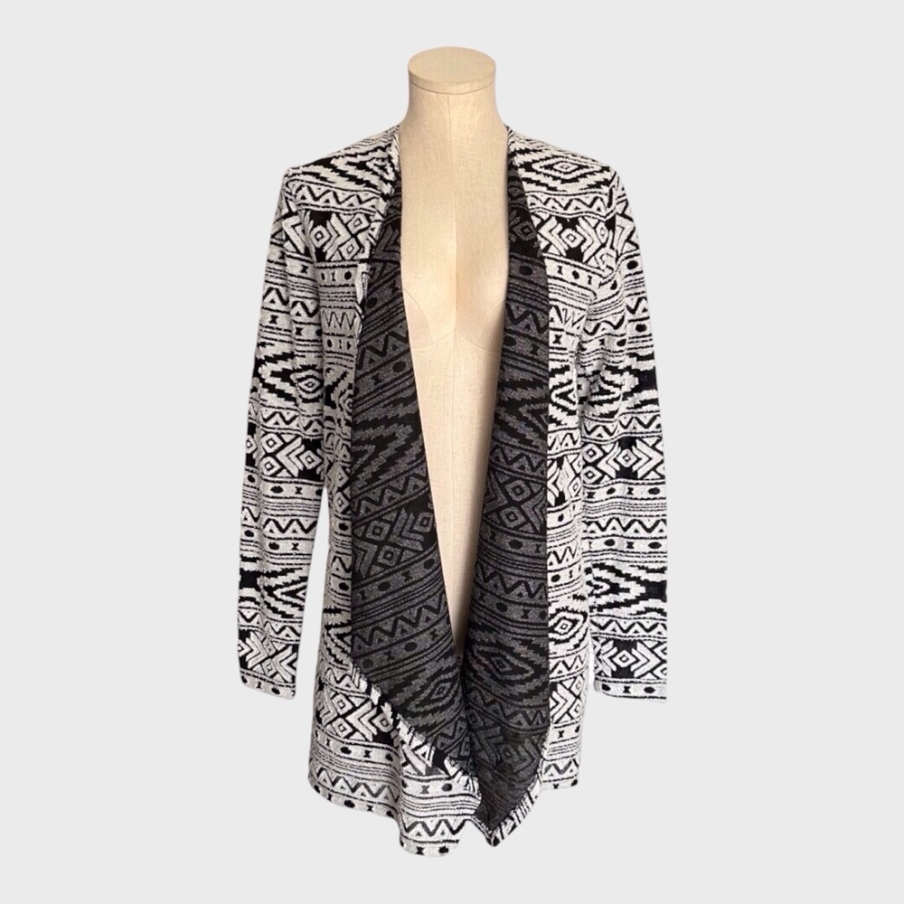 American Eagle Outfitters Tribal Open Front Aztec Cardigan